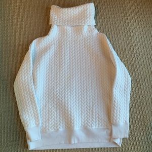 Chunky white sweater